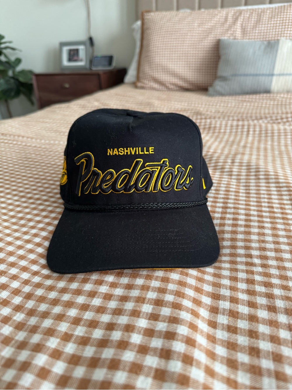 Nashville Predators Black & Gold Snapback Hat